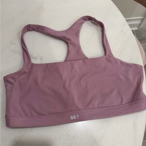 SET Active Dusty Rose Racerback Sports Bra